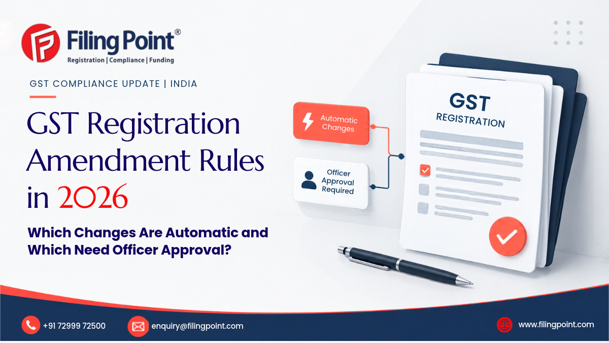 Gst registration amendment 2026